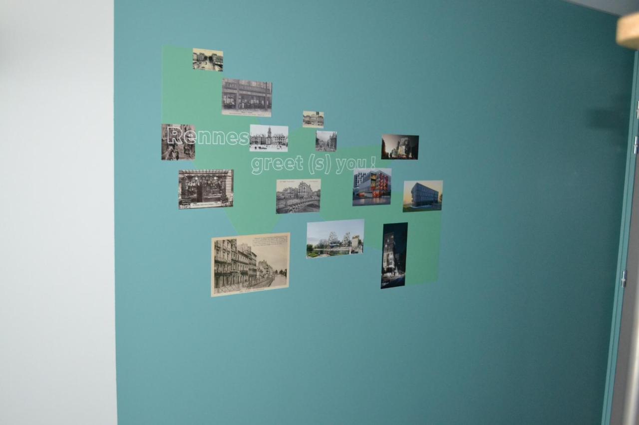 Greet Hotel Rennes Pace Bagian luar foto